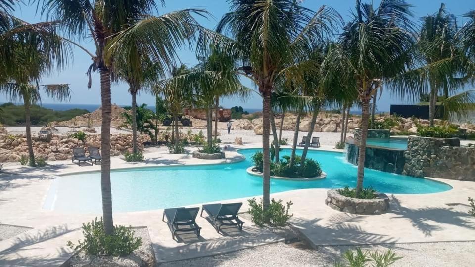 Blue Bay Penthouse Reef 5, Beach Golf Pool Dive With Ocean View Sint Michiel ภายนอก รูปภาพ