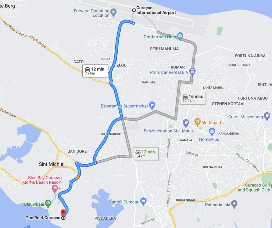 Blue Bay Penthouse Reef 5, Beach Golf Pool Dive With Ocean View Sint Michiel ภายนอก รูปภาพ